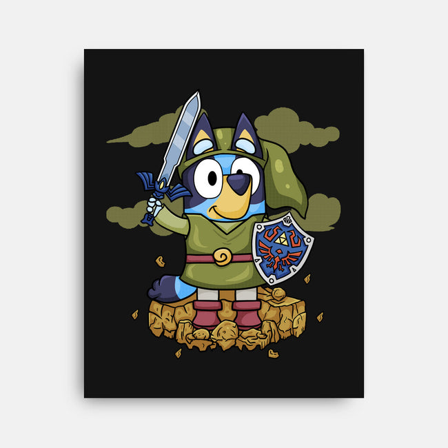 Legend Of Bluey-None-Stretched-Canvas-JamesQJO