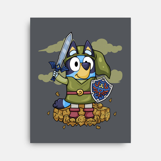 Legend Of Bluey-None-Stretched-Canvas-JamesQJO