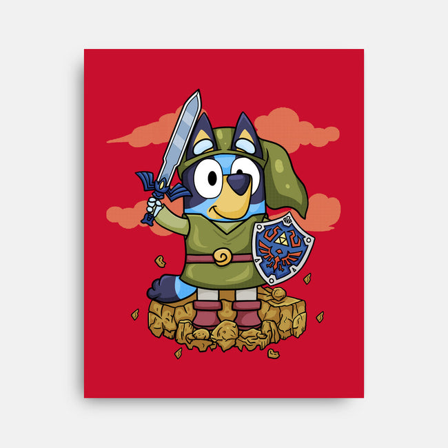 Legend Of Bluey-None-Stretched-Canvas-JamesQJO