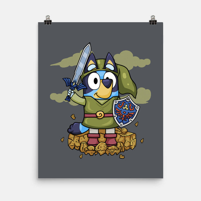 Legend Of Bluey-None-Matte-Poster-JamesQJO