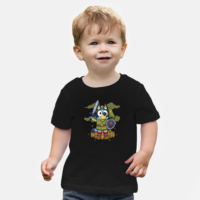 Legend Of Bluey-Baby-Basic-Tee-JamesQJO