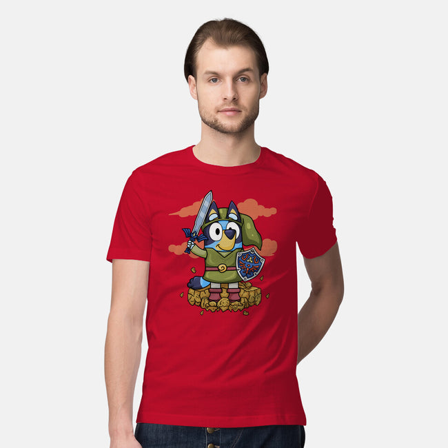 Legend Of Bluey-Mens-Premium-Tee-JamesQJO