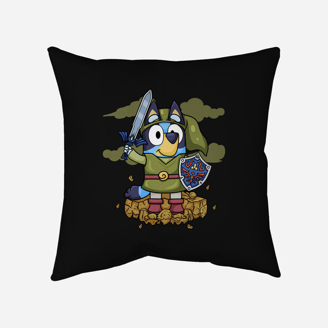 Legend Of Bluey-None-Non-Removable Cover w Insert-Throw Pillow-JamesQJO