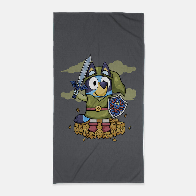 Legend Of Bluey-None-Beach-Towel-JamesQJO