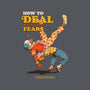 How To Deal With Your Fears-Womens-V-Neck-Tee-Hafaell