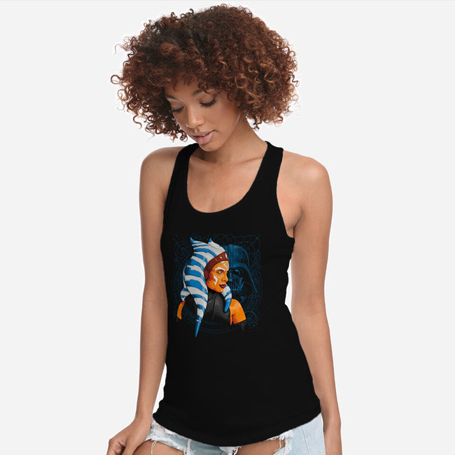 The Master And Apprentice-Womens-Racerback-Tank-CappO