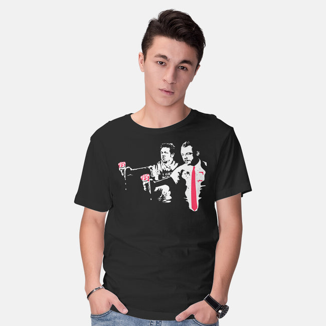 Strawberry Fiction-Mens-Basic-Tee-rocketman_art