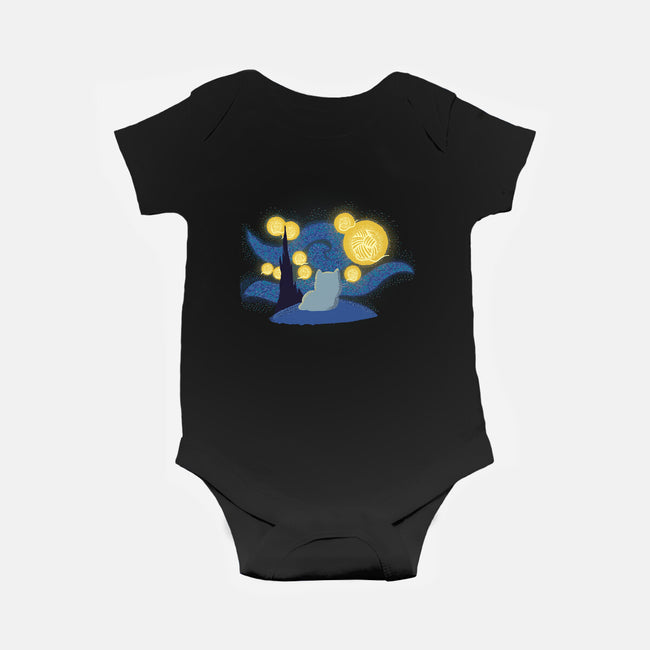 Balls Of Wool Night-Baby-Basic-Onesie-Freecheese