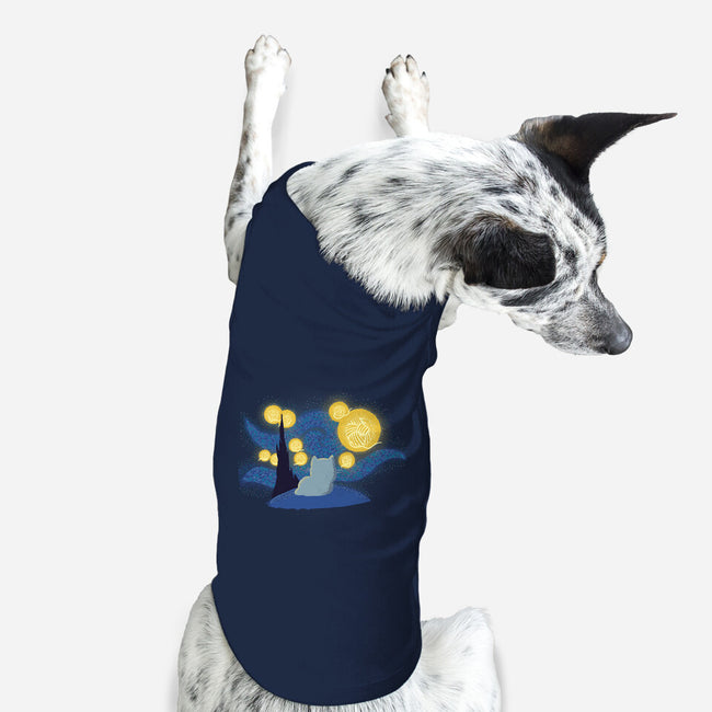 Balls Of Wool Night-Dog-Basic-Pet Tank-Freecheese