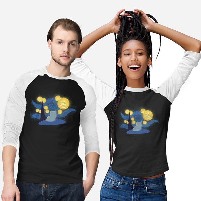 Balls Of Wool Night-Unisex-Baseball-Tee-Freecheese