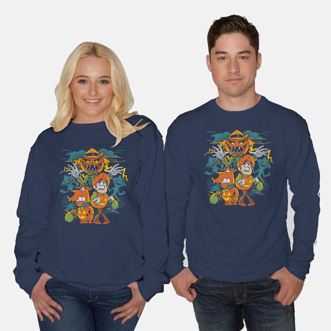 Mystery Tricks Or Treats-Unisex-Crew Neck-Sweatshirt-estudiofitas