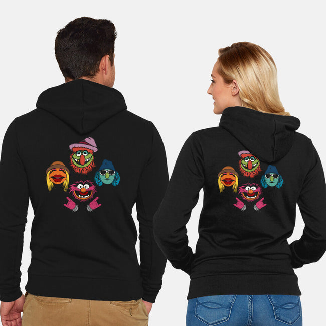 Mayhem Rhapsody-Unisex-Zip-Up-Sweatshirt-Melonseta