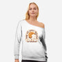 Your Delulus-Womens-Off Shoulder-Sweatshirt-Aarons Art Room