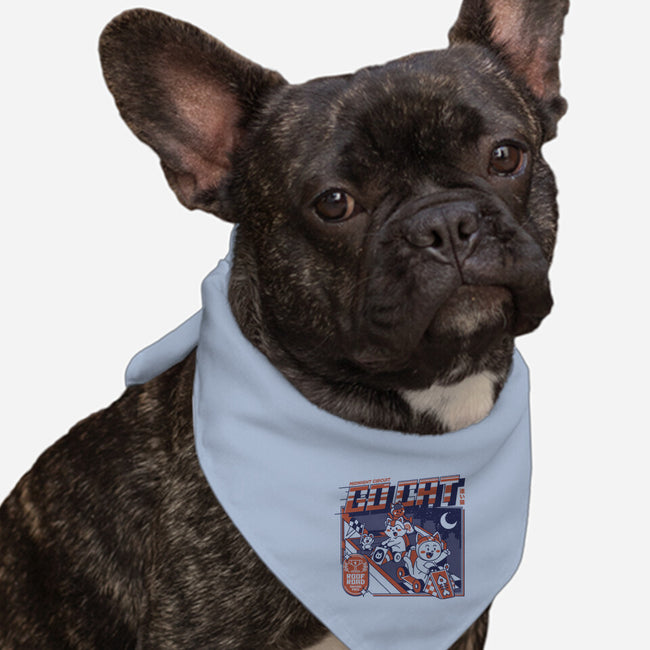 Midnight Race On Your Roof-Dog-Bandana-Pet Collar-tobefonseca