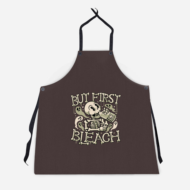 But First Bleach-Unisex-Kitchen-Apron-tobefonseca