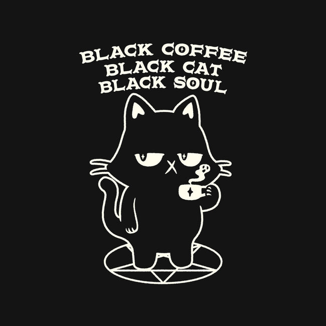 Black Cat Black Soul-Mens-Long Sleeved-Tee-tobefonseca