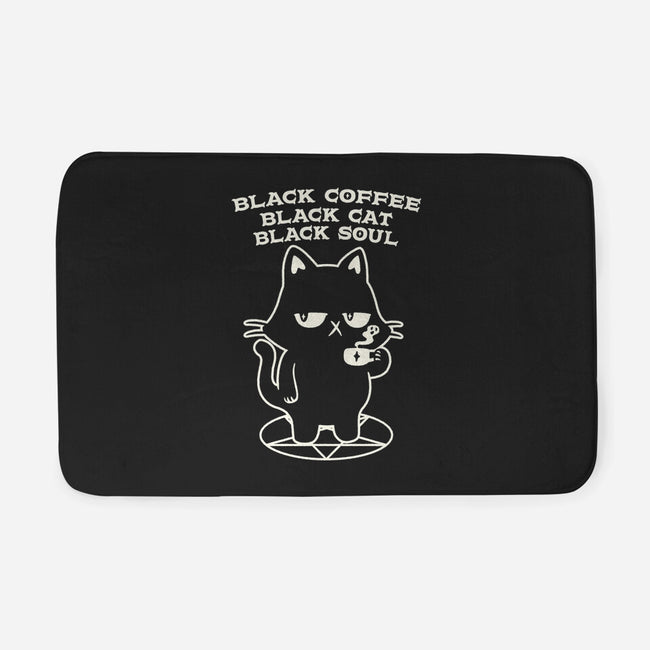 Black Cat Black Soul-None-Memory Foam-Bath Mat-tobefonseca