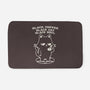 Black Cat Black Soul-None-Memory Foam-Bath Mat-tobefonseca