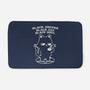 Black Cat Black Soul-None-Memory Foam-Bath Mat-tobefonseca