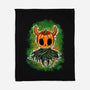 Pumpkin Knight-None-Fleece-Blanket-nickzzarto