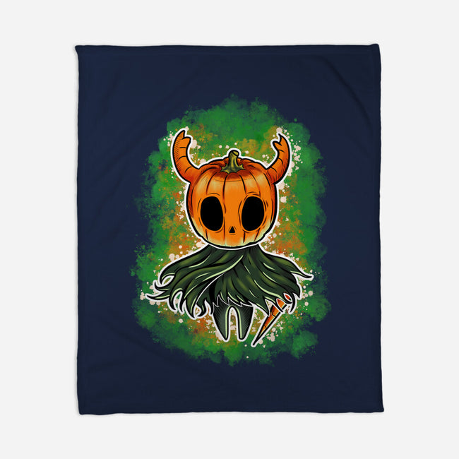 Pumpkin Knight-None-Fleece-Blanket-nickzzarto