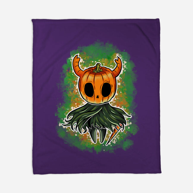 Pumpkin Knight-None-Fleece-Blanket-nickzzarto