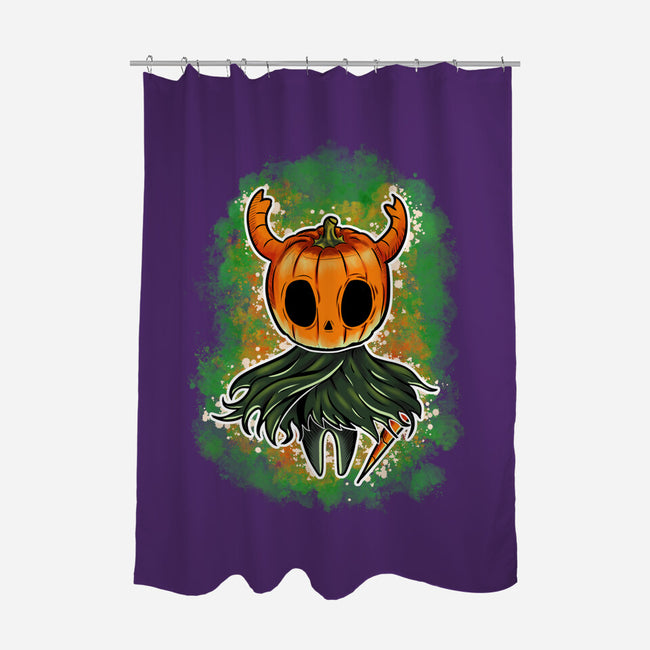 Pumpkin Knight-None-Polyester-Shower Curtain-nickzzarto