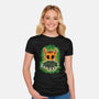 Pumpkin Knight-Womens-Fitted-Tee-nickzzarto