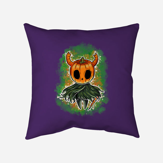 Pumpkin Knight-None-Removable Cover-Throw Pillow-nickzzarto