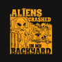 Aliens Crashed In My Backyard-Womens-Fitted-Tee-Boggs Nicolas