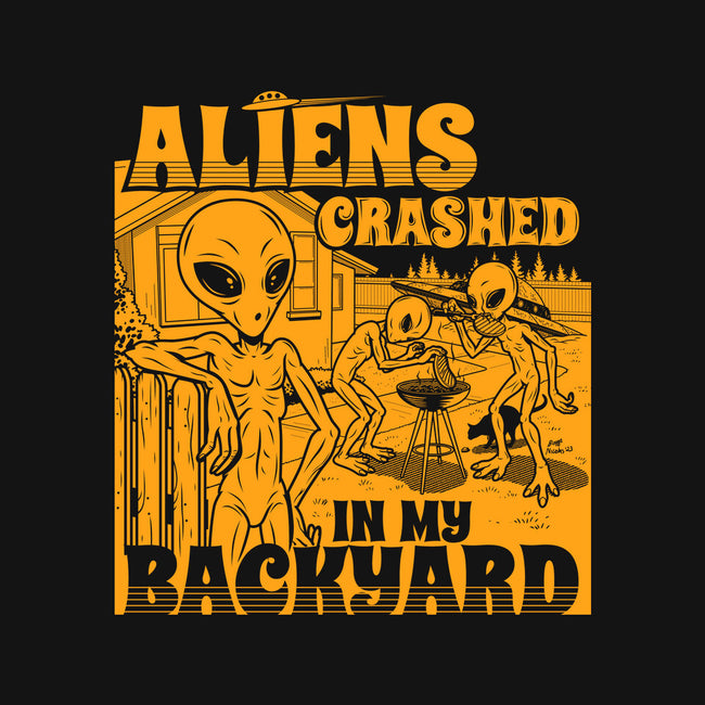 Aliens Crashed In My Backyard-None-Polyester-Shower Curtain-Boggs Nicolas