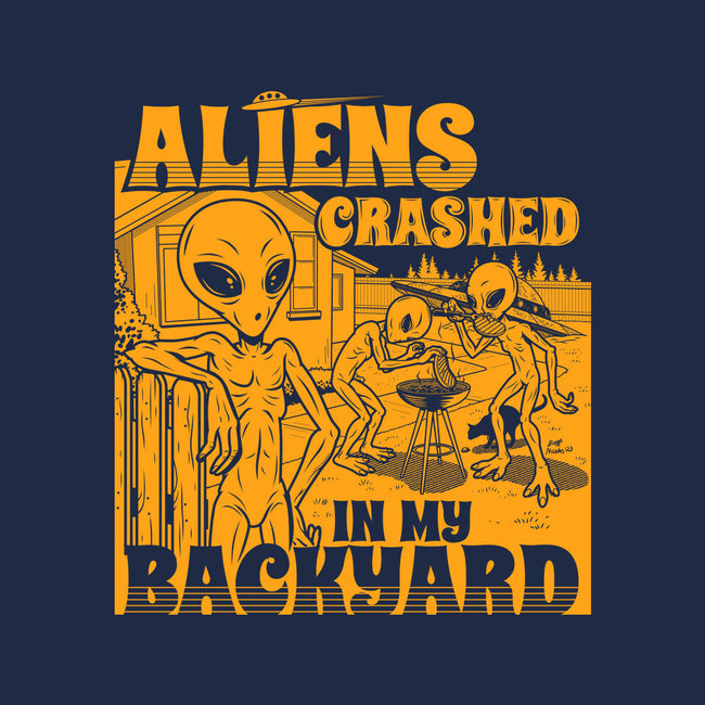 Aliens Crashed In My Backyard-Mens-Heavyweight-Tee-Boggs Nicolas