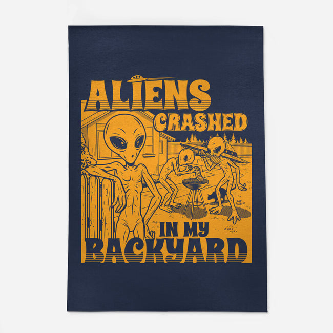 Aliens Crashed In My Backyard-None-Indoor-Rug-Boggs Nicolas