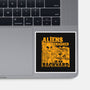 Aliens Crashed In My Backyard-None-Glossy-Sticker-Boggs Nicolas