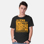 Aliens Crashed In My Backyard-Mens-Basic-Tee-Boggs Nicolas