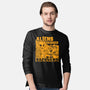 Aliens Crashed In My Backyard-Mens-Long Sleeved-Tee-Boggs Nicolas