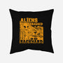 Aliens Crashed In My Backyard-None-Removable Cover-Throw Pillow-Boggs Nicolas