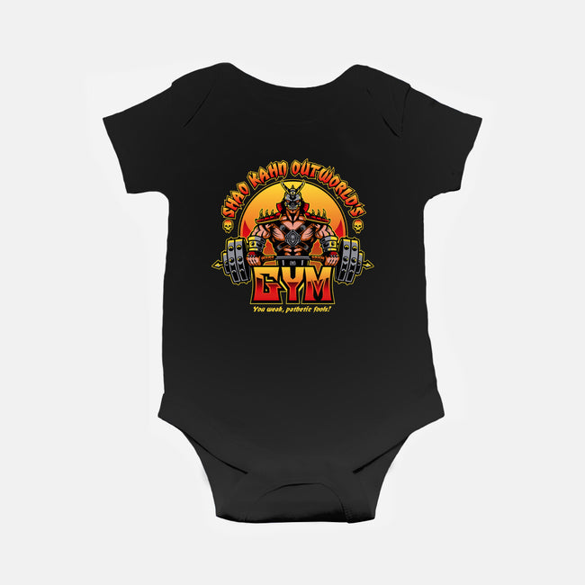 Outworld's Gym-Baby-Basic-Onesie-demonigote