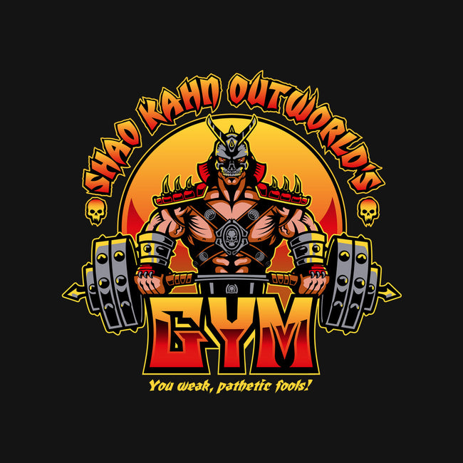 Outworld's Gym-Womens-Fitted-Tee-demonigote