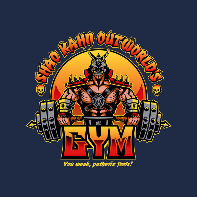 Outworld's Gym-Womens-Fitted-Tee-demonigote