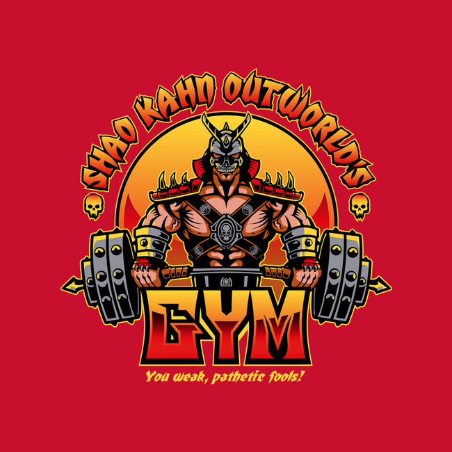 Outworld's Gym-Womens-Fitted-Tee-demonigote