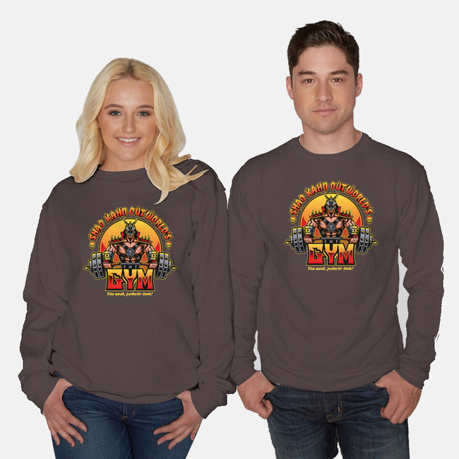 Outworld's Gym-Unisex-Crew Neck-Sweatshirt-demonigote