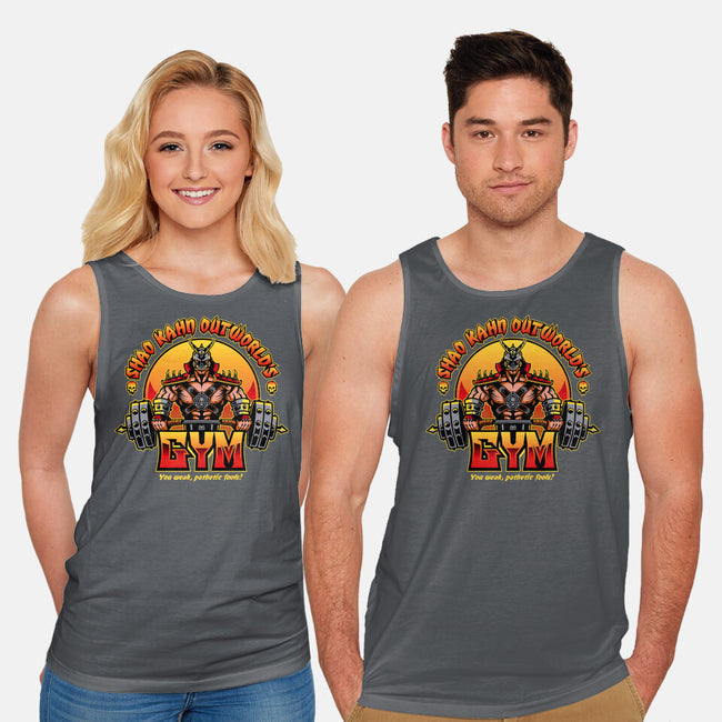 Outworld's Gym-Unisex-Basic-Tank-demonigote