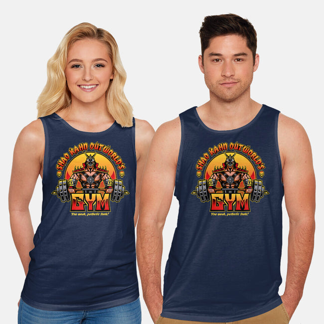 Outworld's Gym-Unisex-Basic-Tank-demonigote