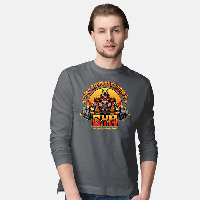 Outworld's Gym-Mens-Long Sleeved-Tee-demonigote