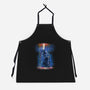 Watercolor Godzilla-Unisex-Kitchen-Apron-zascanauta