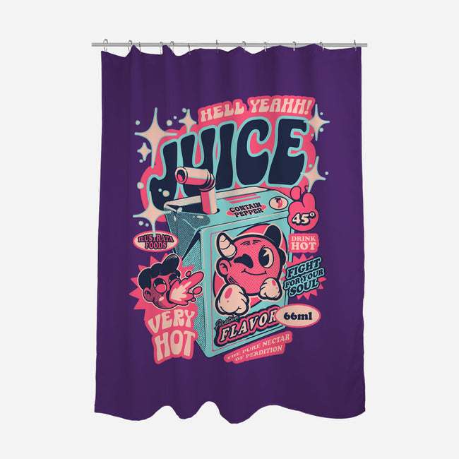 Hell Yeah Juice-None-Polyester-Shower Curtain-ilustrata