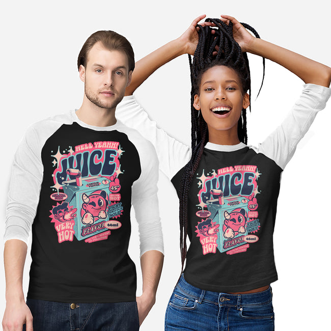 Hell Yeah Juice-Unisex-Baseball-Tee-ilustrata