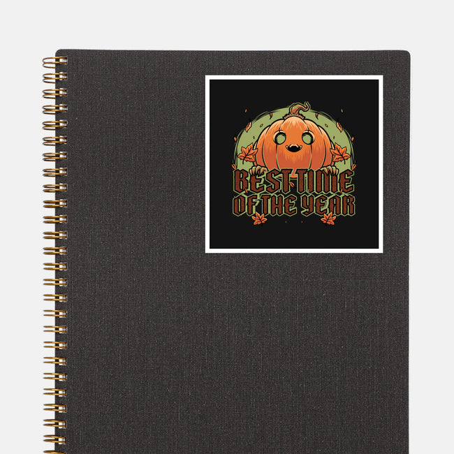 Pumpkin Autumn Halloween-None-Glossy-Sticker-Studio Mootant