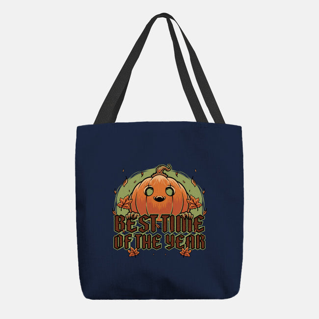 Pumpkin Autumn Halloween-None-Basic Tote-Bag-Studio Mootant